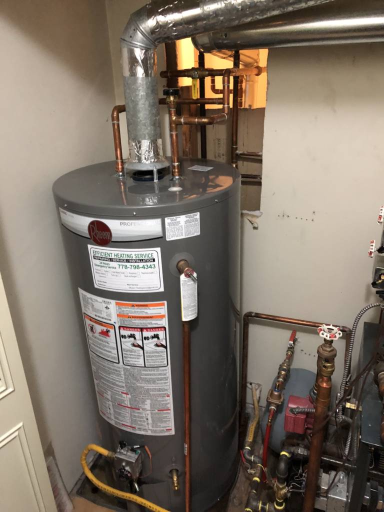 Hot water tank repair