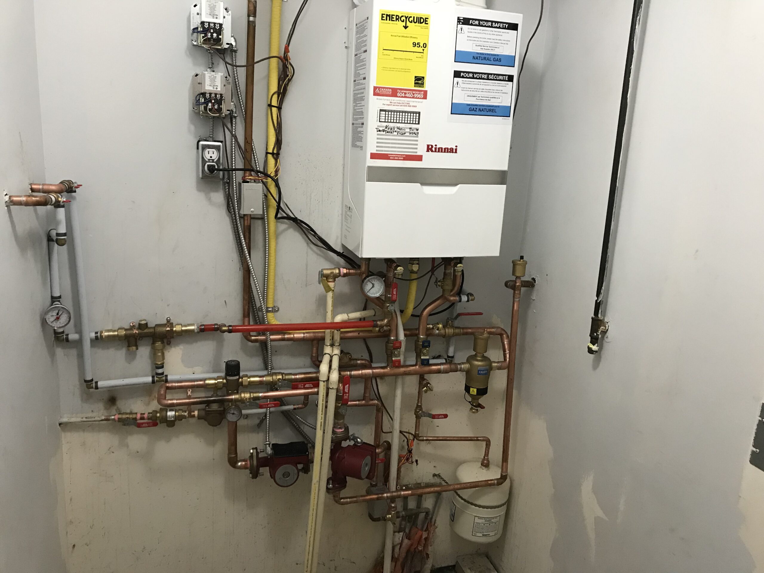 Different boiler types and hydronic heating components