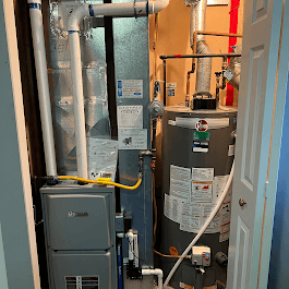 Clean gas furnace installation and service in a Burnaby, BC home by Efficient Heating Service