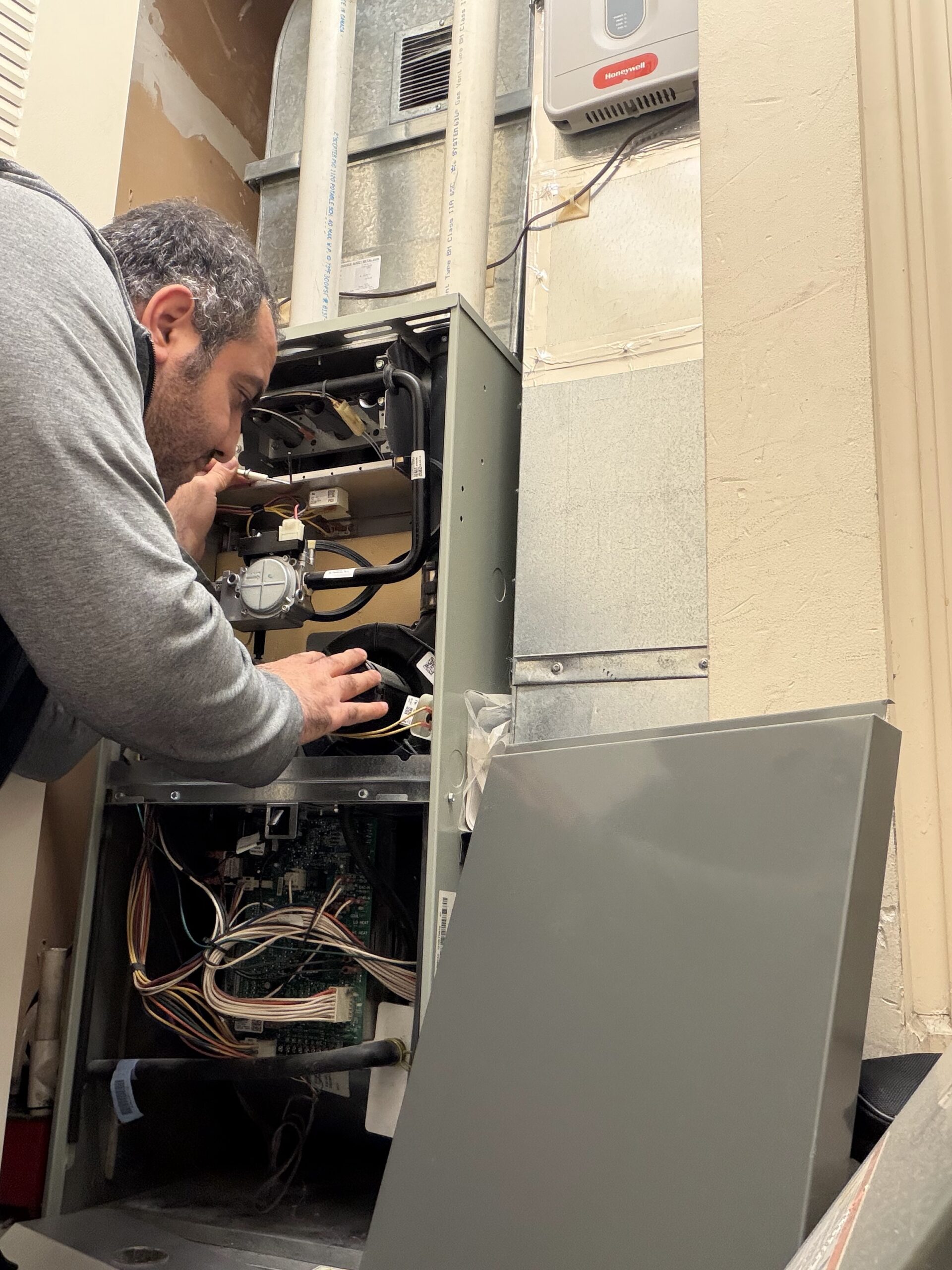 furnace repair burnaby job