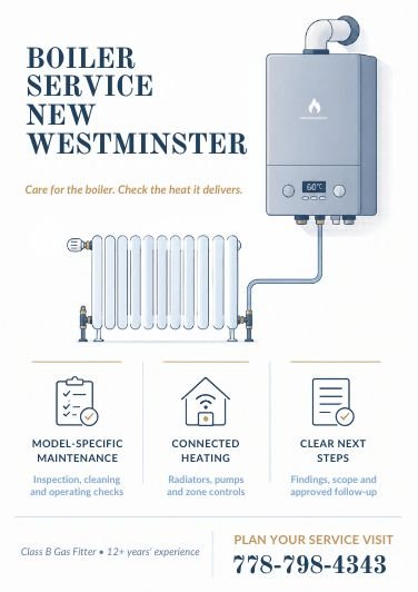 Boiler Service New Westminster Maintenance Overview Boiler service New Westminster maintenance overview with boiler and radiator